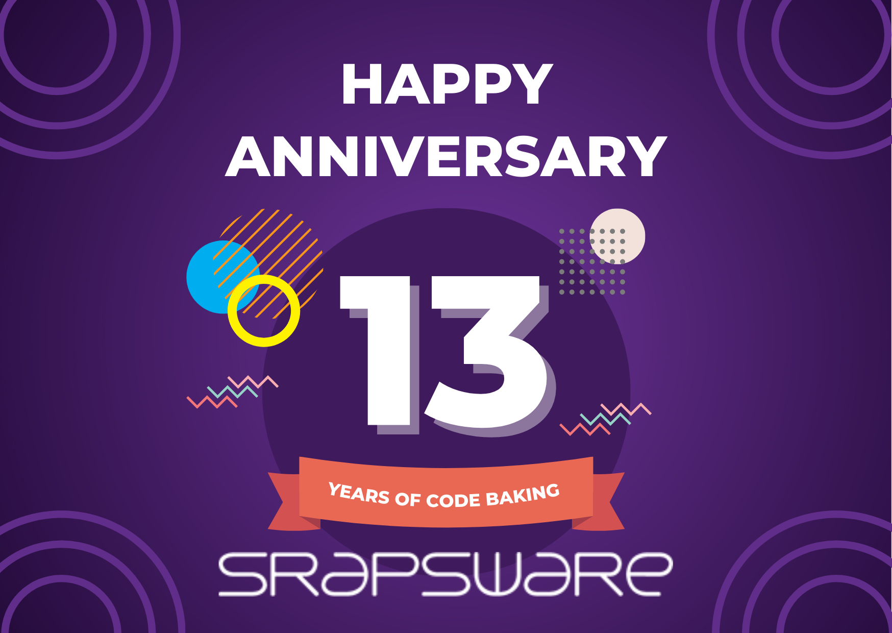 13 Years of Code Baking 🎖️🏆 Happy Anniversary 🥳